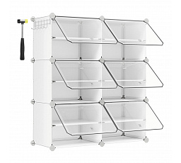 Botník, plast, bílá, ABO-E1033 WT