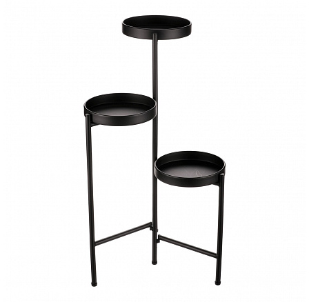 Stojan na květiny - 3 patrový, kovový