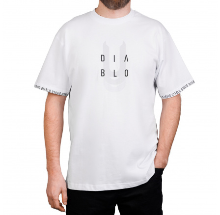 Pánské tričko-Bílá-Střední