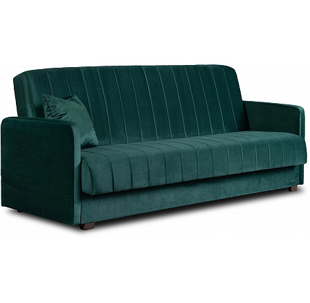 Rozkládací pohovka PORTO Zelená Sametová