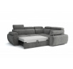 Rohová sedací souprava Bodie P - tmavě šedá