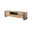 TV komoda WOOD II, dub wotan / antracit