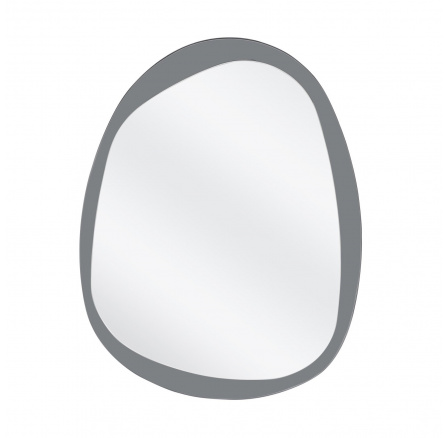 Zrcadlo PLAZA, Stříbrná/Modrá Zrcadlo PLAZA, Stříbrná/Modrá