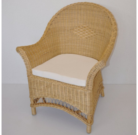 Ratanové křeslo Memble medové Ratanové křeslo Memble medové