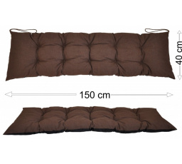 Podsedák 150x40 hnědý melír
