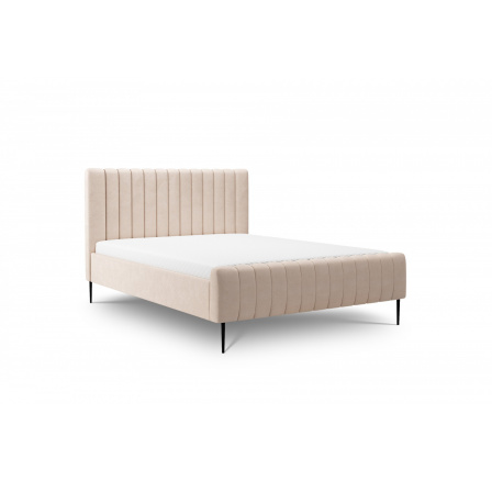 Čalouněná postel Nicole 160x200, Salvador /černé nohy