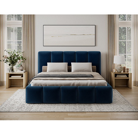 Bed Edvige+ wooden frame/ gas lift / bedding box 180x200 Kronos 09 Not applicable 1