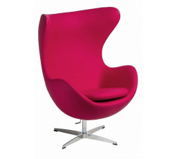 Křeslo Vejce kašmír fuchsie 42 Premium
