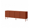 Komoda RAFAEL 200 4D, Brick Red