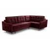 Rohová sedací souprava P Amalia - vínová