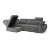 Rohová sedací soustava Bodie VII levá šedá