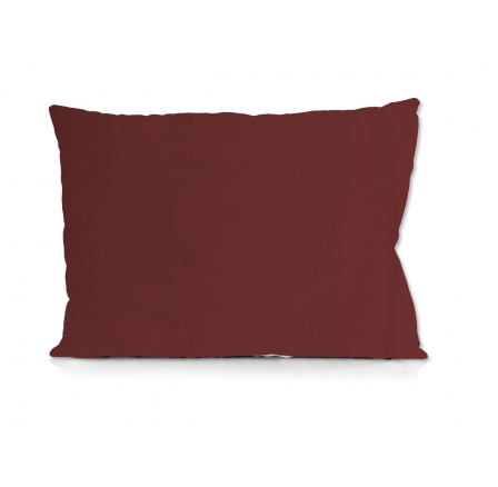 Saténový povlak na polštář vínový 50x70
