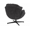 Otočné křeslo BETTY, Černá 242/Černá