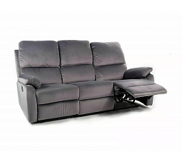 Pohovka SPENCER 3 VELVET, Šedý Bluvel 14