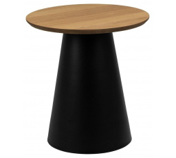 Stolek Soli 45cm dub/černý