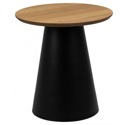 Stolek Soli 45cm dub/černý