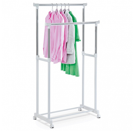 Stojan na šaty, plast, bílá, 83488 WT Stojan na šaty, plast, bílá, 83488 WT