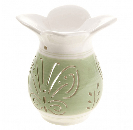 Aroma lampa keramická, barva zelená