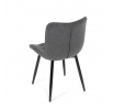 Jídelní židle, šedá, látka, HC-462 GREY2