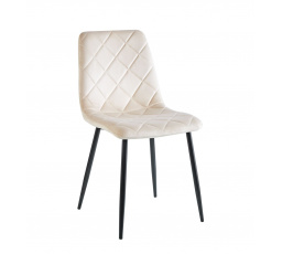 Židle velvet béžová K6-FX