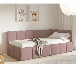Postel TUNIS 200 x 90, nízký bok, Velutto 14, Pravá