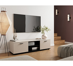 TV komoda SOHO 140, kašmír / černá