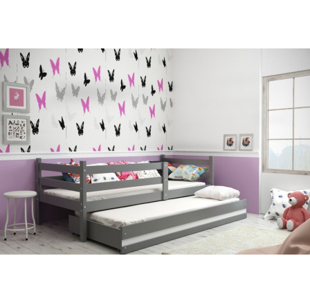 Postel s přistýlkou Norbert II 90x200 grafit Postel s přistýlkou Norbert II 90x200 grafit