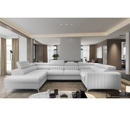 Rohová sedací souprava ve tvaru U LOUIS, Softis 17 Levá