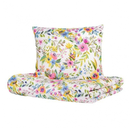 FLORAL ESSENTIALS ložní prádlo z mikrovlákna s barevnými květy 220x200 + 2*70x80 cm 742798