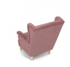 Křeslo ušák, růžová látka, AK-388 PINK2