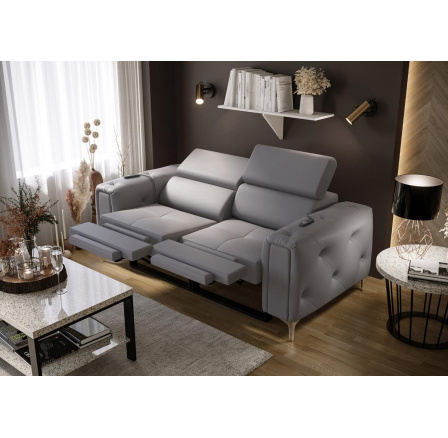 Sofa ORION II , relax 190 cm přírodní kůže - přírodní kůže - volitelná barva