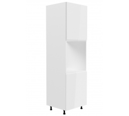 Kuchyňská dolní skřínka - ASPEN D60P P, bílý lesk