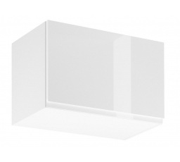 Kuchyňská horní skřínka ASPEN G60KN, Bílá/Bílý lesk