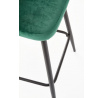 Barová židle H96, tmavě zelená