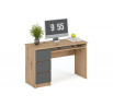 Psací stůl CINO, Dub Artisan/Grafit