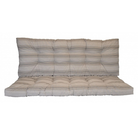 Polstr na zahradní houpačku 120 cm - látka Antik pruh