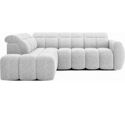 Rohová sedací souprava s elektrickým rozkládáním FALCONN - Levá, Coralline 01