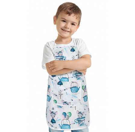 Dětská zástěrka myška v hrnečku
