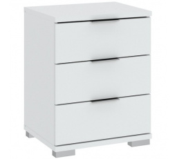 Komoda PRAHA 3S, Bílá