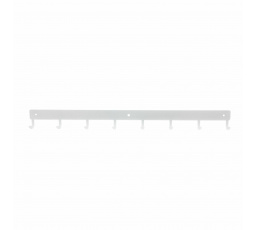 Bílá háková lišta 60
