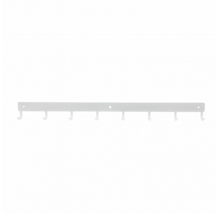 Bílá háková lišta 60