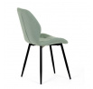 Jídelní židle, zelená, látka, CT-285 GRN2