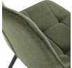 Jídelní židle, zelená, látka, HC-T1130 GRN2