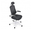 Kancelářská židle, houpací mechanismus, šedá síťovina, KA-Q843 GREY