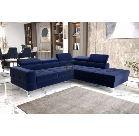 Rohová sedací souprava TOSCANIA II průměr 30x250 - volitelný odstín , pravá