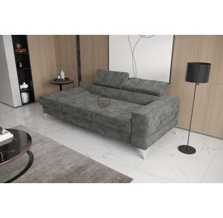 Sofa TOSCANIA II lenoška 205 cm - šedá, levá strana