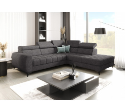 Rohová sedací souprava PORTO 225X255 cm - šedá , pravá