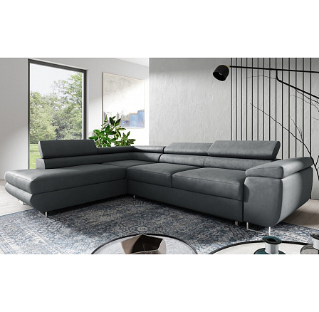 Rohová sedací souprava ALICE typ 151 , Monolith 92 Levá