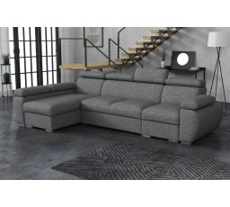 Sedací souprava Bodie L Aragon tmavě šedá