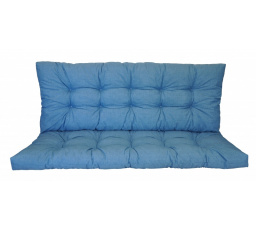 Polstr na zahradní houpačku 130 cm - látka tyrkysový melír
